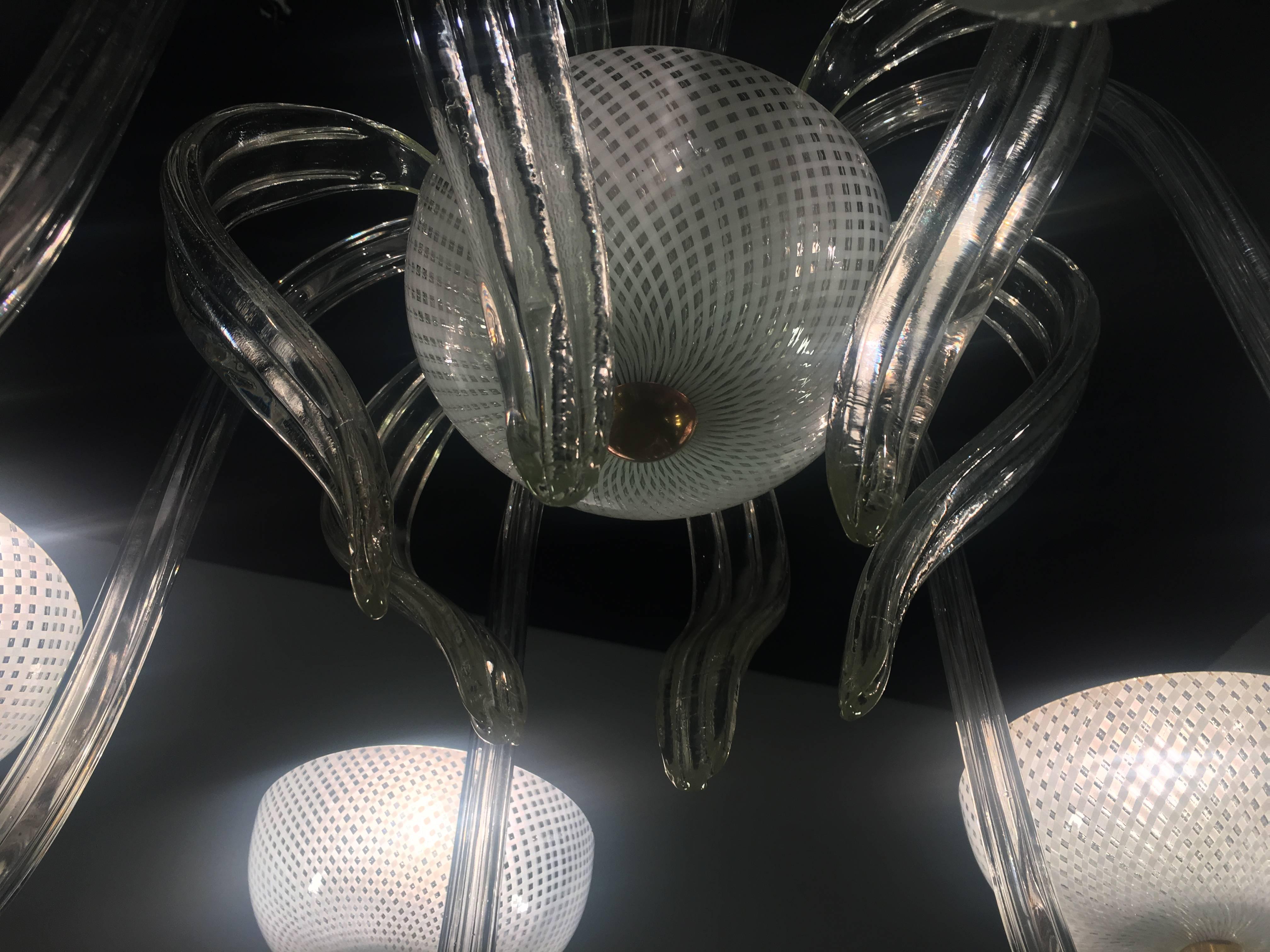 Italiano Incredibile lampadario Venini 