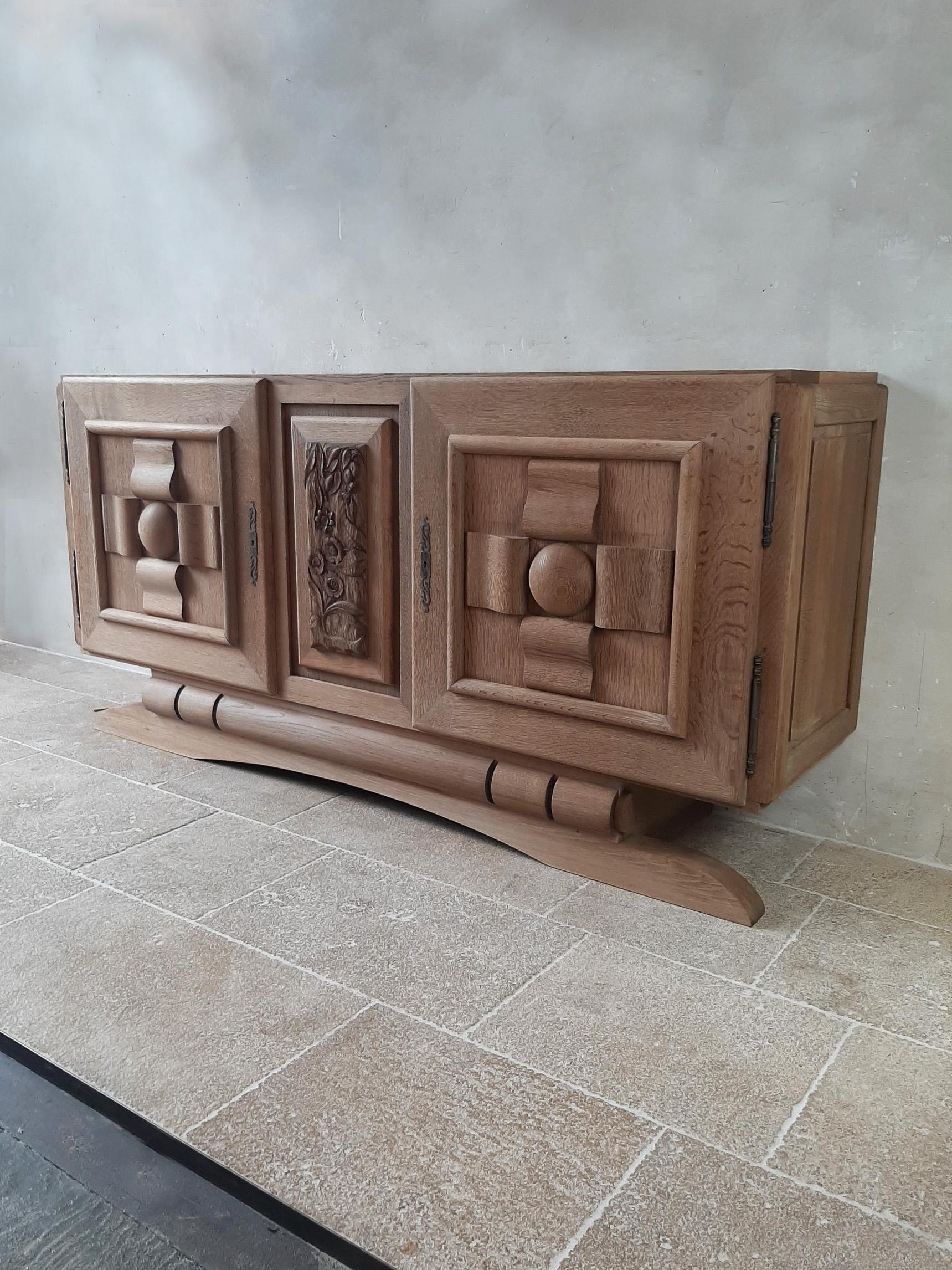 solid oak sideboard