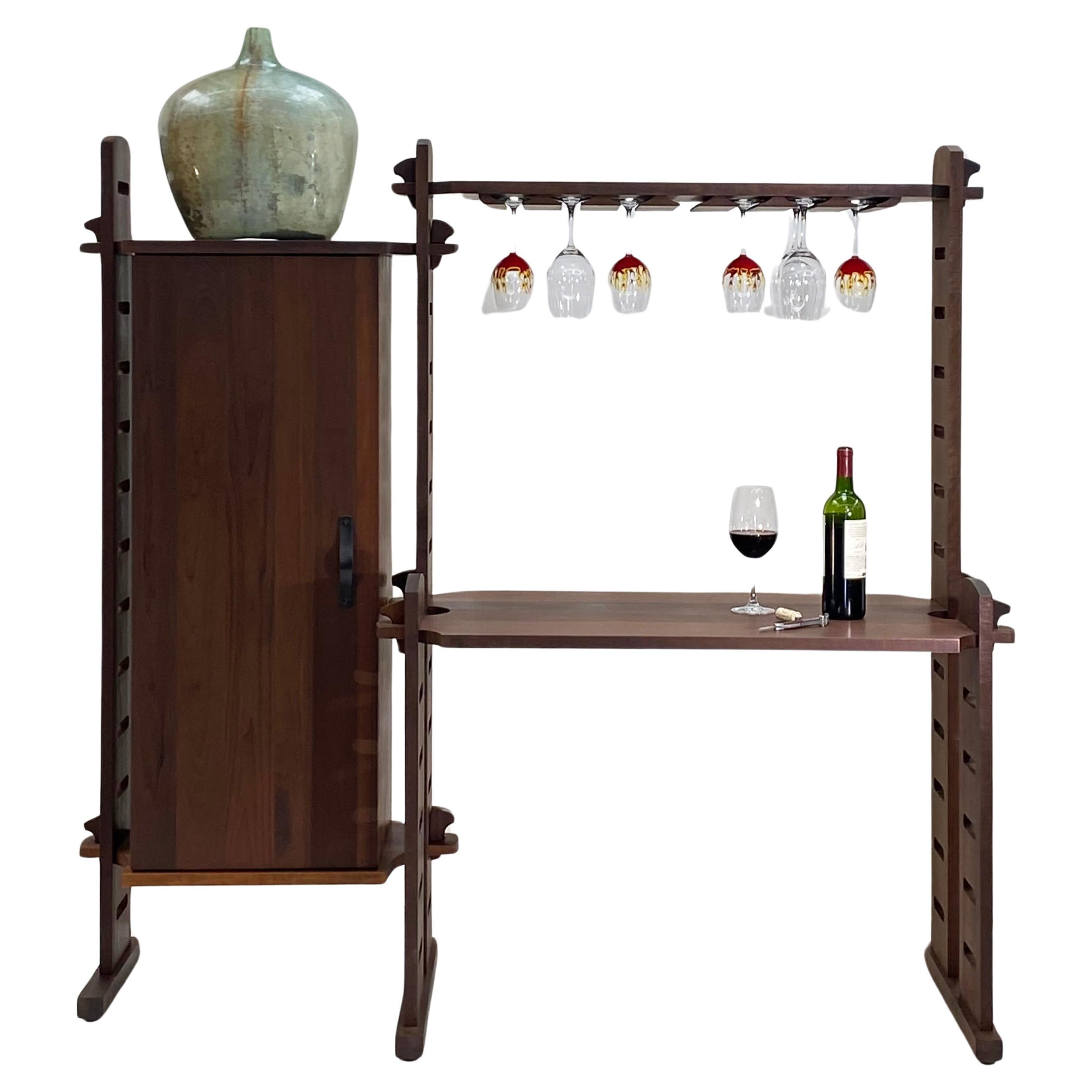 American Amazing Wall Unit and Wine Cabinet Shelving Composition by Dean Santner  For Sale