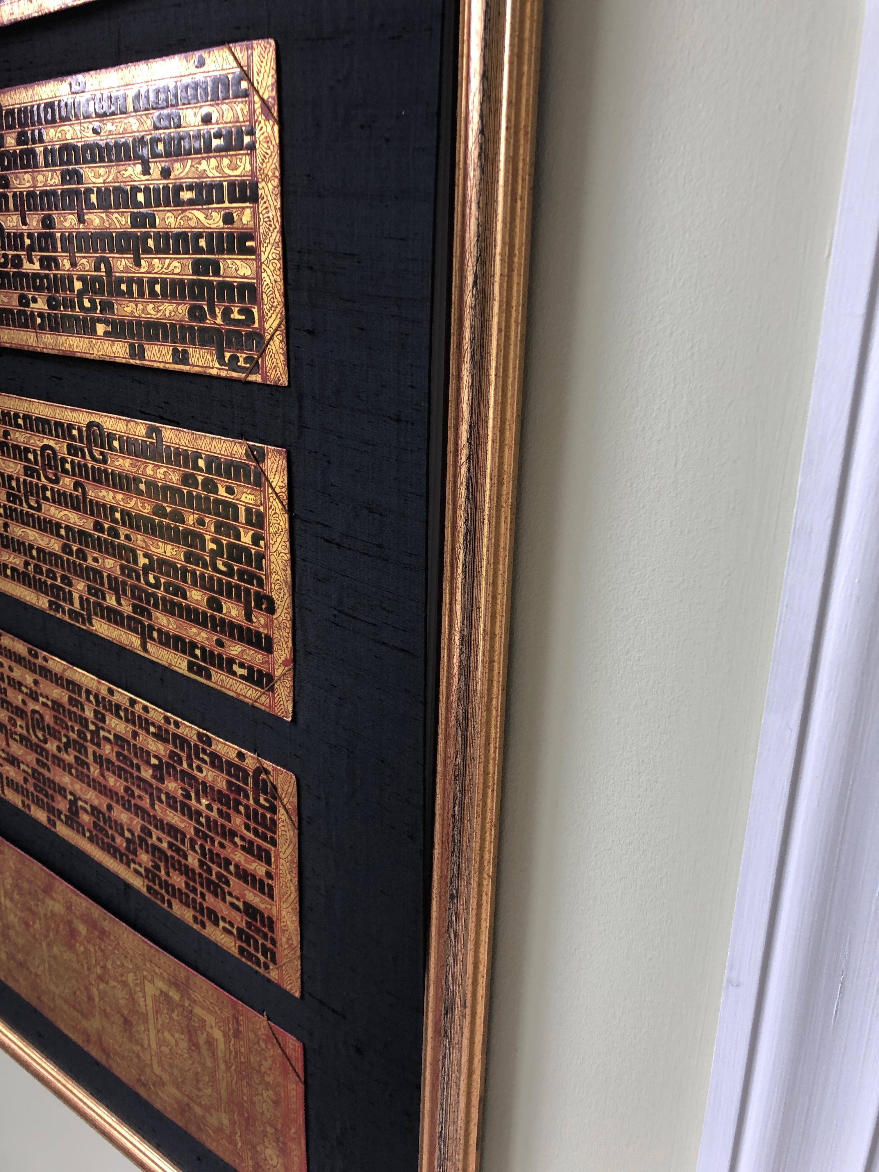 Amazingly Framed and Detailed Pair of Antique Burmese Bibles In Excellent Condition In Hopewell, NJ