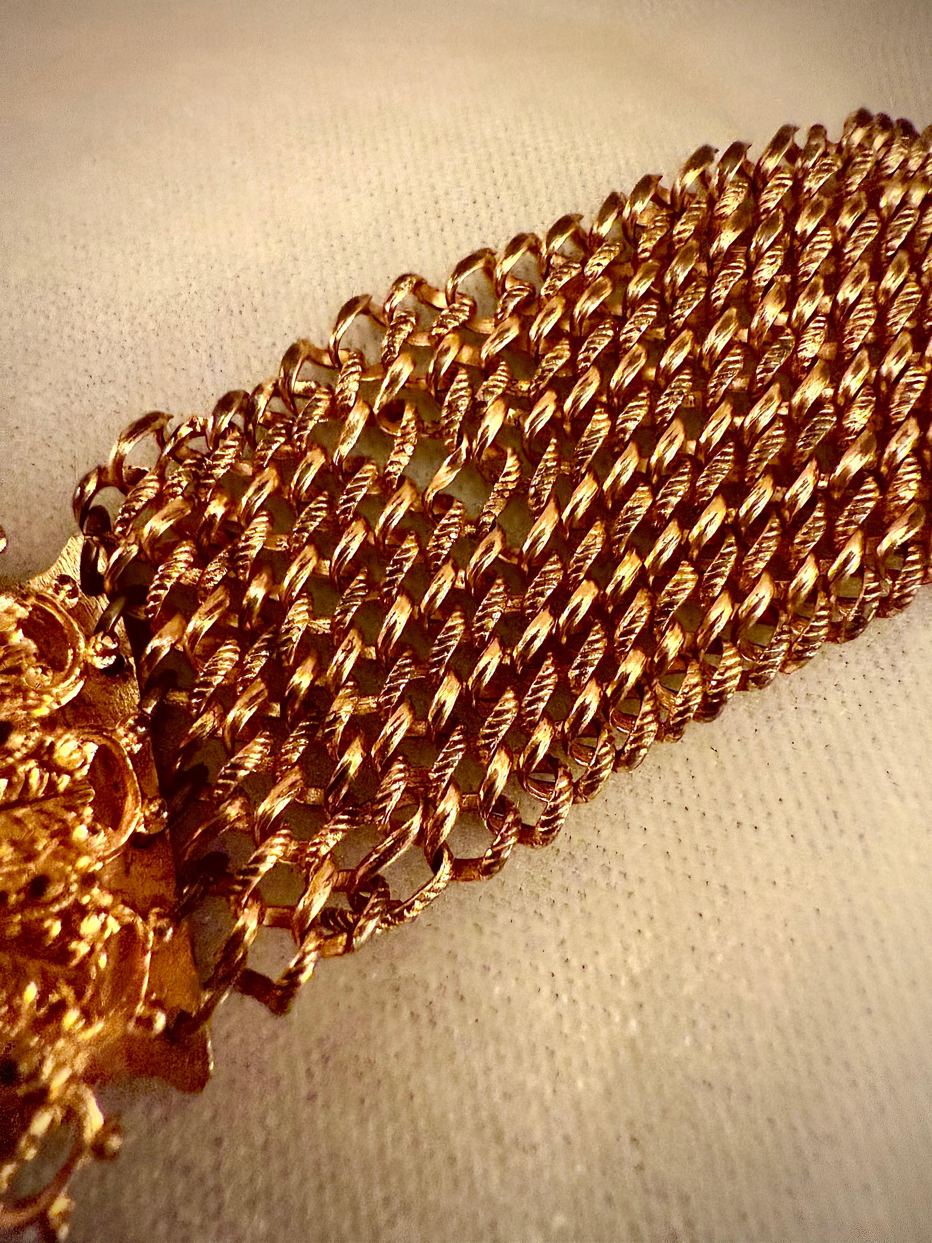 Pinbeck Amazingly well preserved and rare late Georgian Pinchbeck bracelet. For ...