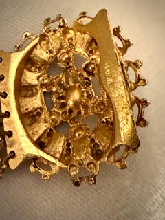 Amazingly well preserved and rare late Georgian Pinchbeck bracelet.