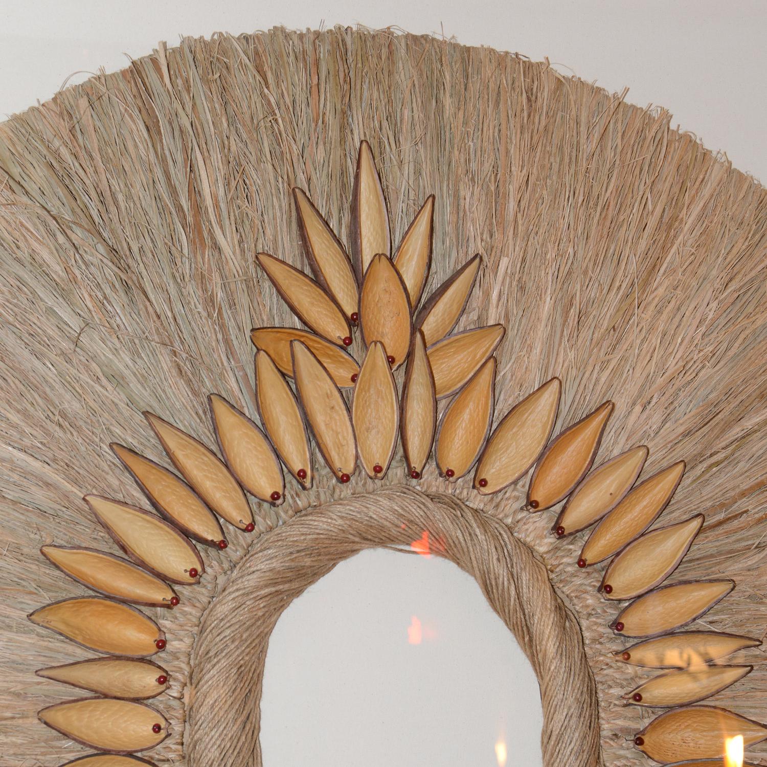 Brazilian Amazon Headdress Wall Decoration For Sale