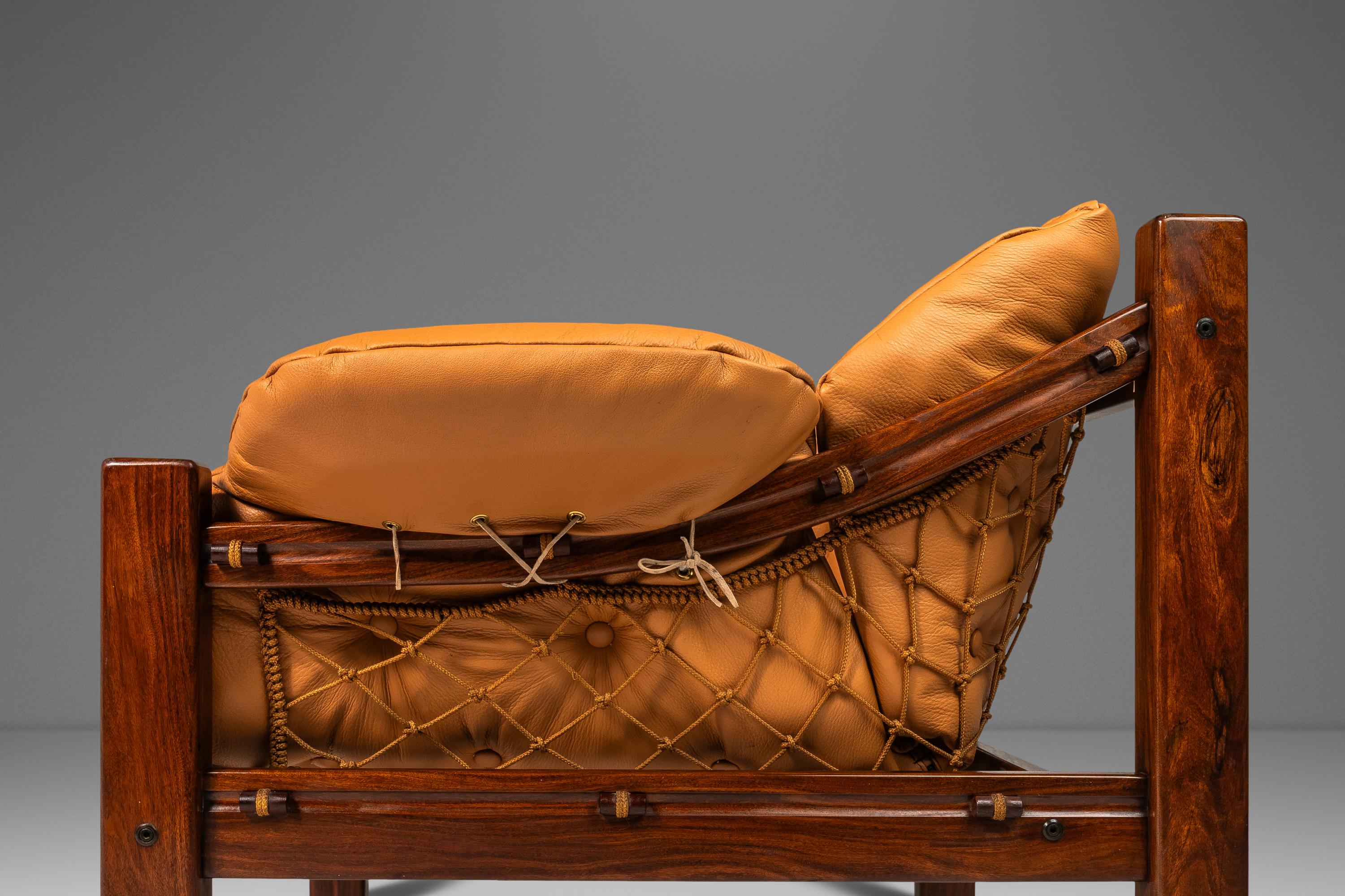 'Amazonas' Rosewood Lounge Chair by Jean Gillon for Italma, Brazil, c. 1970s For Sale 6