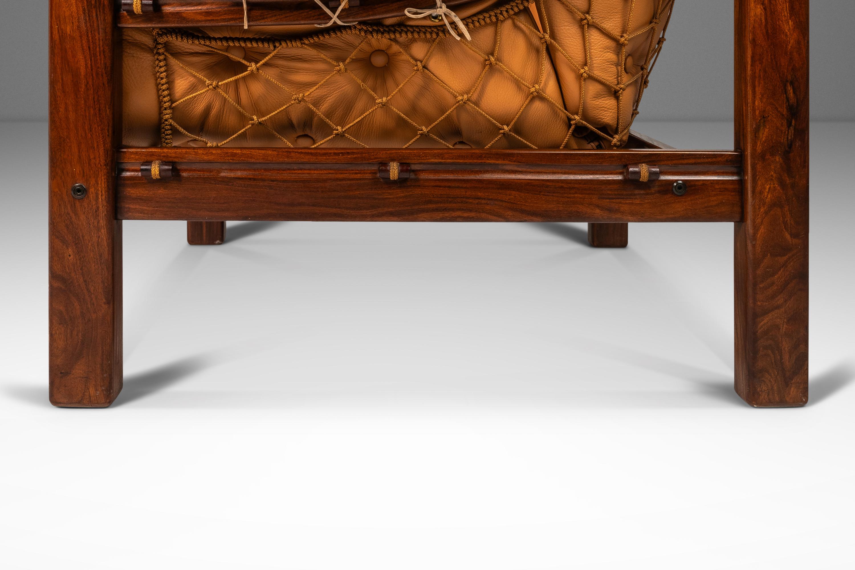 'Amazonas' Rosewood Lounge Chair by Jean Gillon for Italma, Brazil, c. 1970s For Sale 7