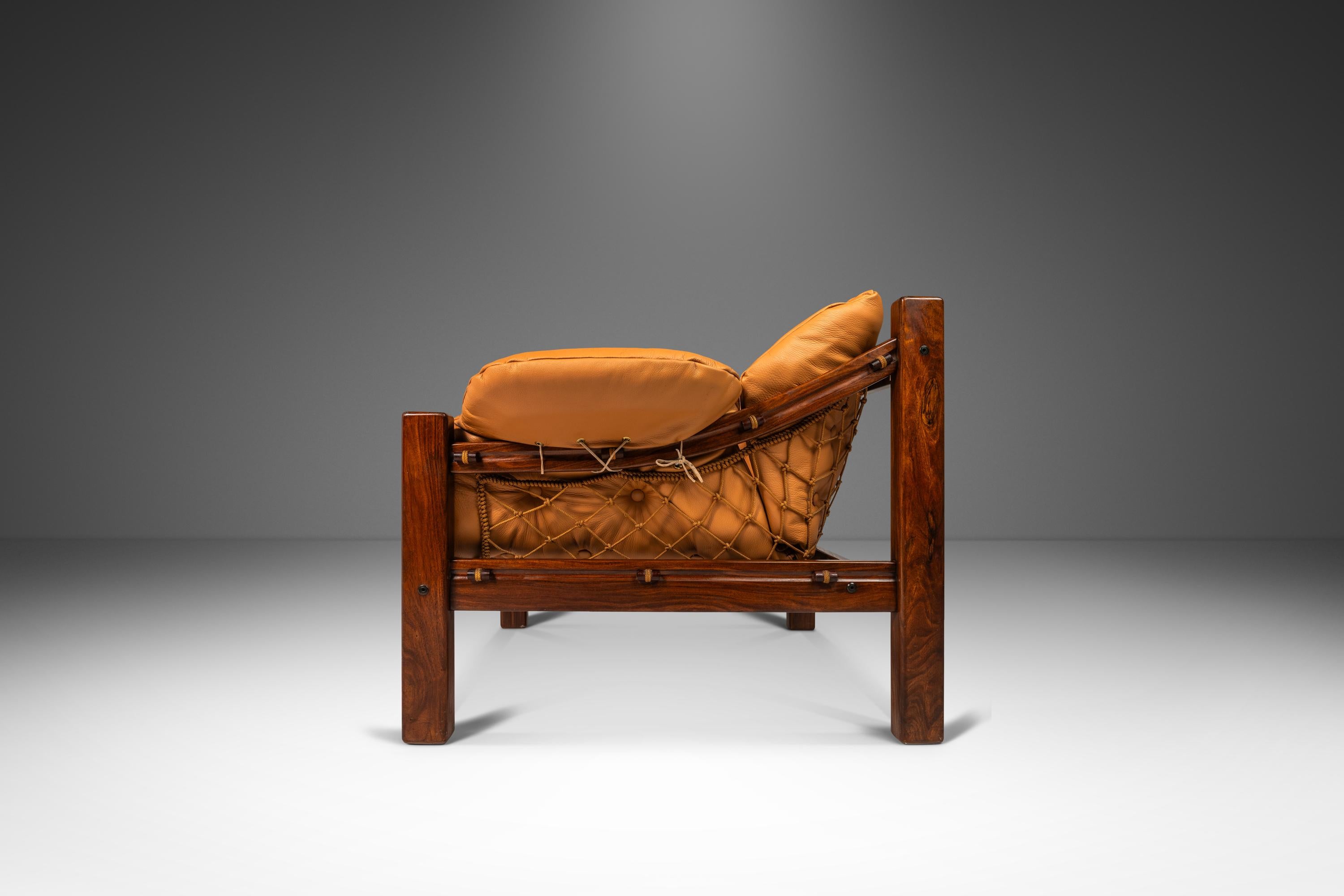 Mid-Century Modern 'Amazonas' Rosewood Lounge Chair by Jean Gillon for Italma, Brazil, c. 1970s For Sale