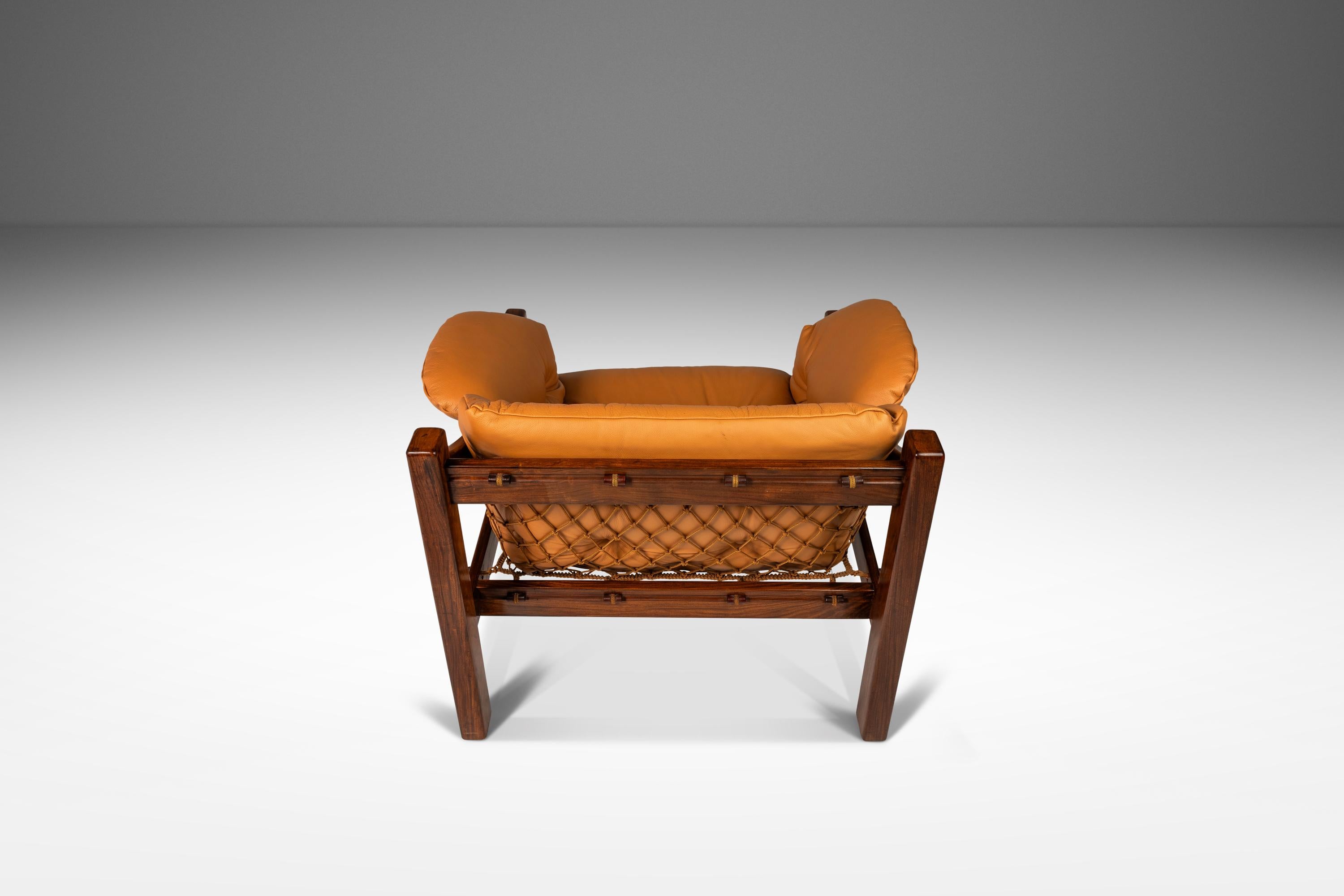 'Amazonas' Rosewood Lounge Chair by Jean Gillon for Italma, Brazil, c. 1970s In Good Condition For Sale In Deland, FL