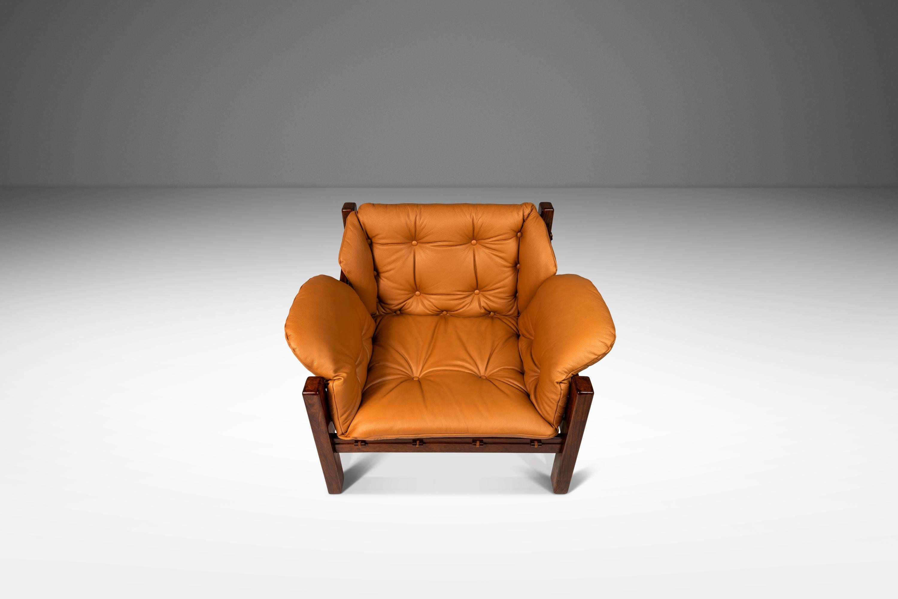 Late 20th Century 'Amazonas' Rosewood Lounge Chair by Jean Gillon for Italma, Brazil, c. 1970s For Sale