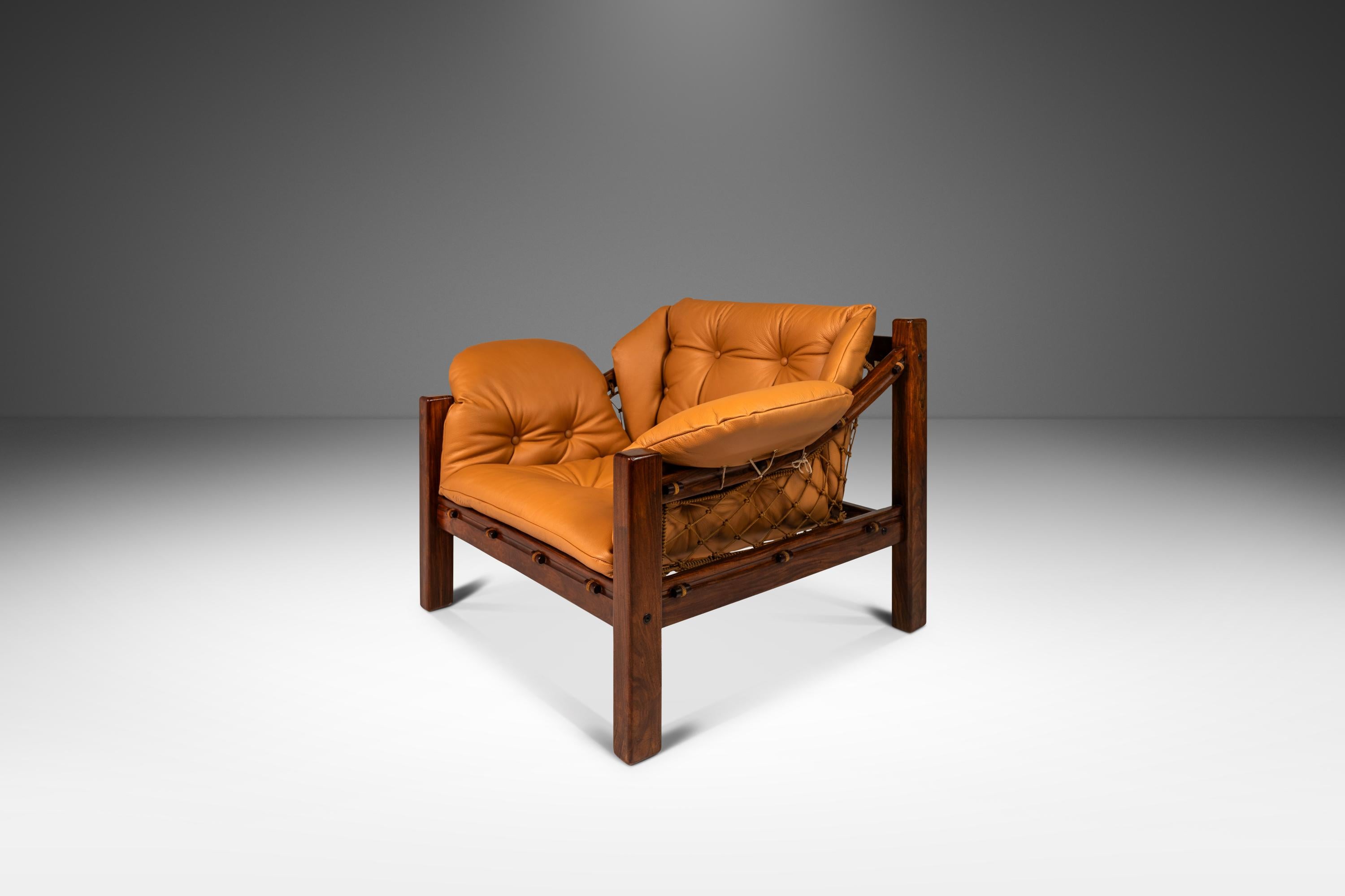 'Amazonas' Rosewood Lounge Chair by Jean Gillon for Italma, Brazil, c. 1970s For Sale 1