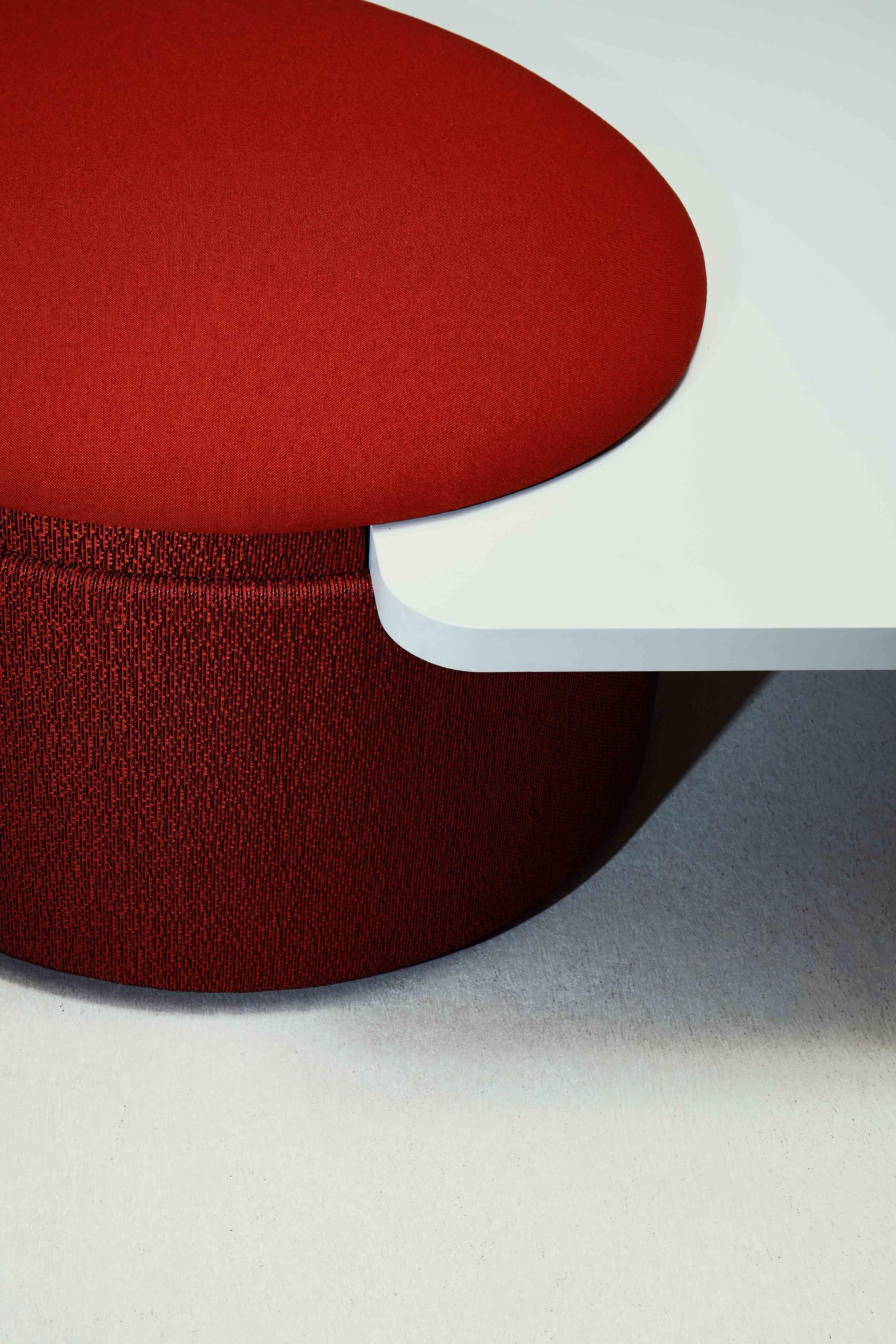 Modern Amazone Composed by 4 Pouf by Atelier oï For Sale