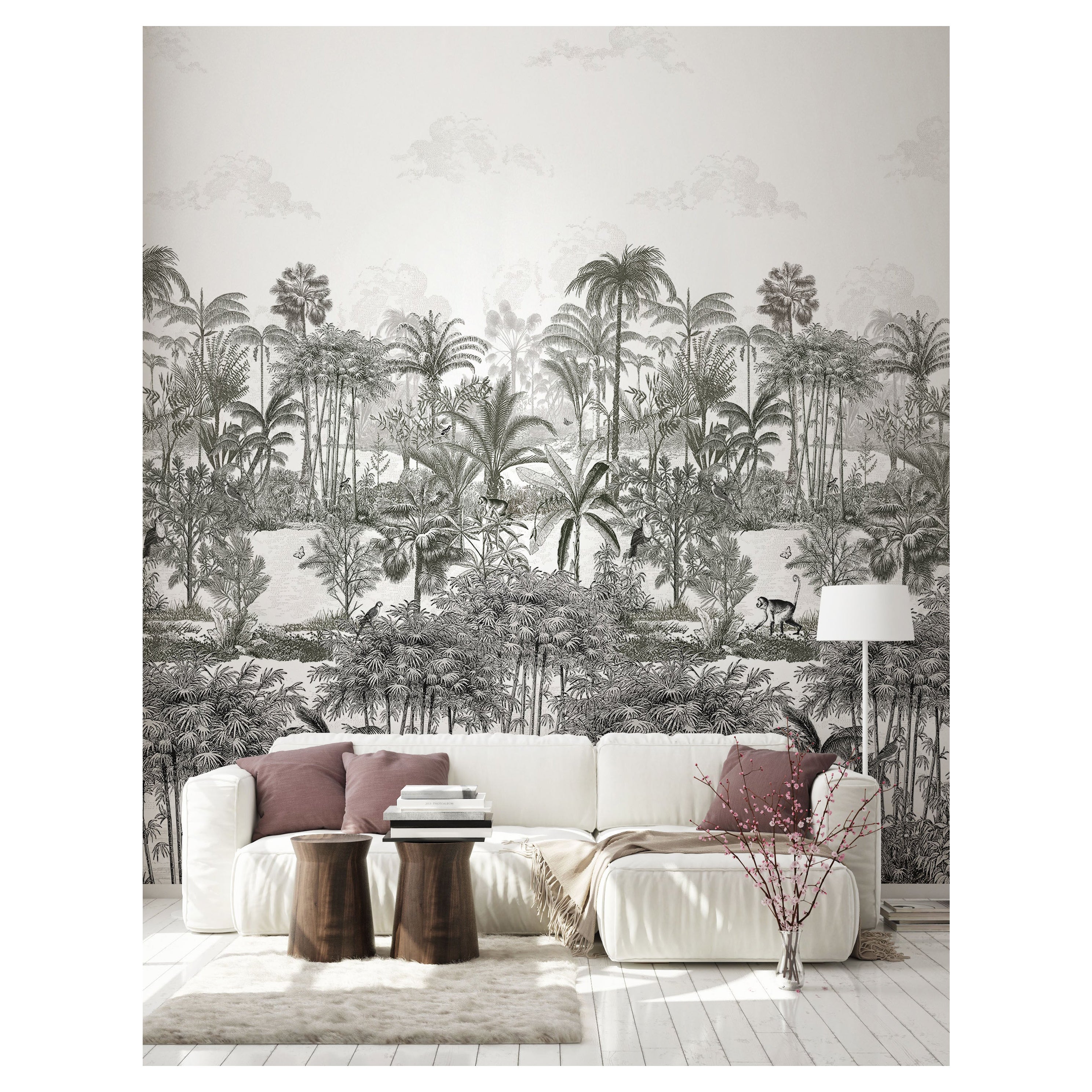 Amazone, Customizable, Digital Printing, Mural Decor For Sale