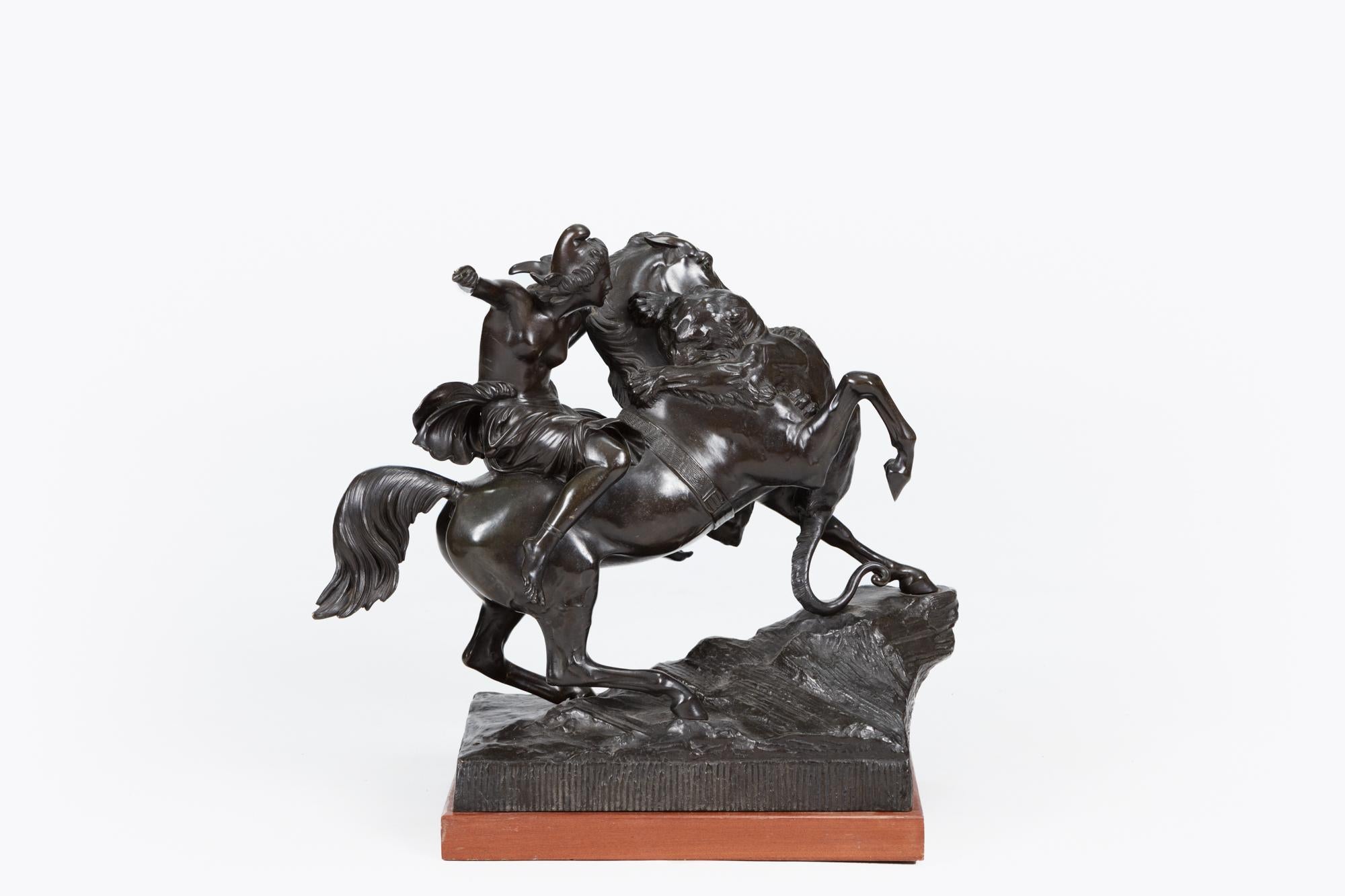 Vittoriano Amazone zu Pferde, statua equestre in bronzo di August Kiss 