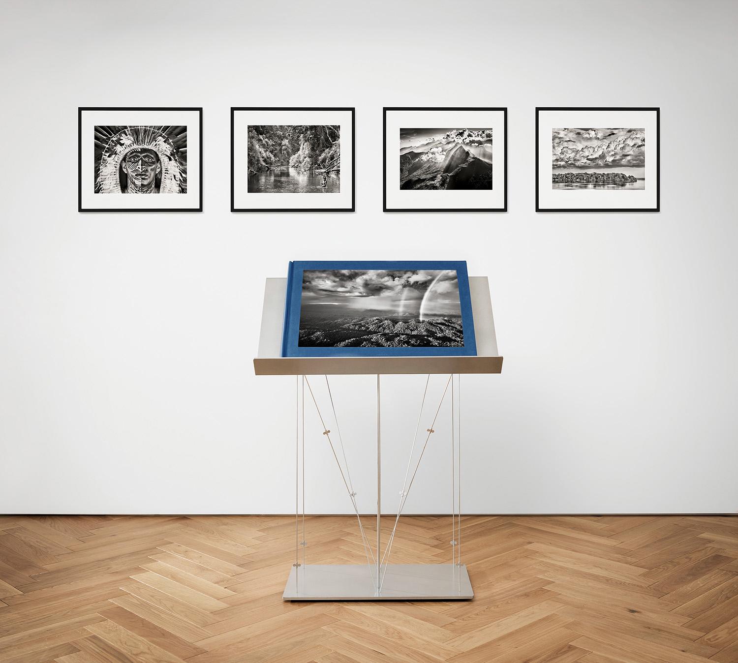Collector’s Edition Book (No. 401–2,400), numbered and signed by Sebastião Salgado, with corresponding bookstand designed by Renzo Piano exclusively for the Amazônia project.
(Hardcover volume, 70 x 50.5 cm, 24.9 kg (54.9 lb), 472 pages, and