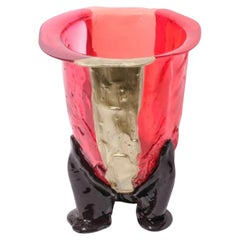 Amazonia Vase Extra Colour (Large), Dark Salmon, Pink, Bronze, Red, Aubergine