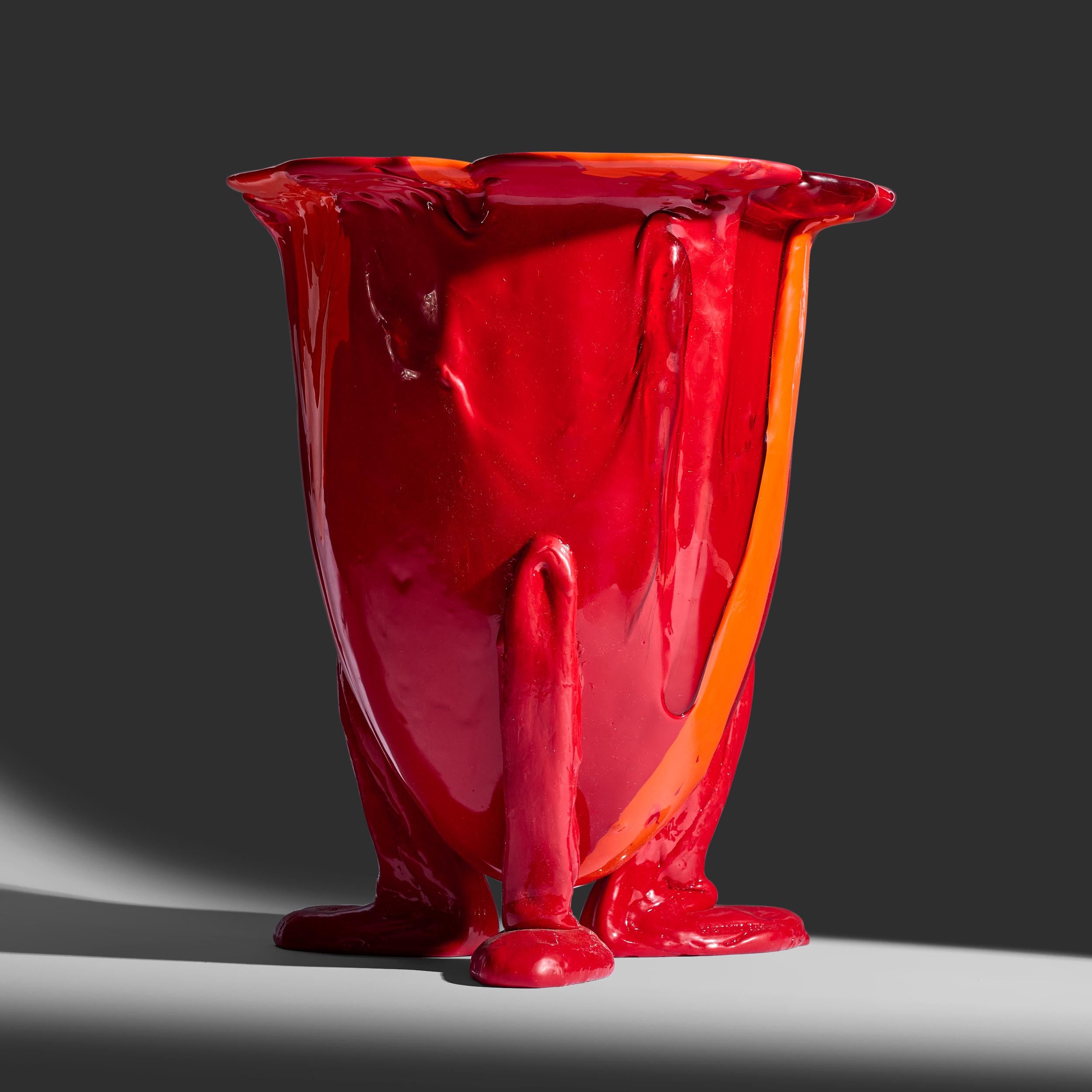 Moderno Amazonia Vase in Resin by Gaetano Pesce, Fish Design
