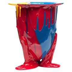 Amazonia Vase (Large), Matte Navy, Red and Yellow by Gaetano Pesce Amazonia Vase (Large), Matte Navy, Red and Yellow by Gaetano Pesce