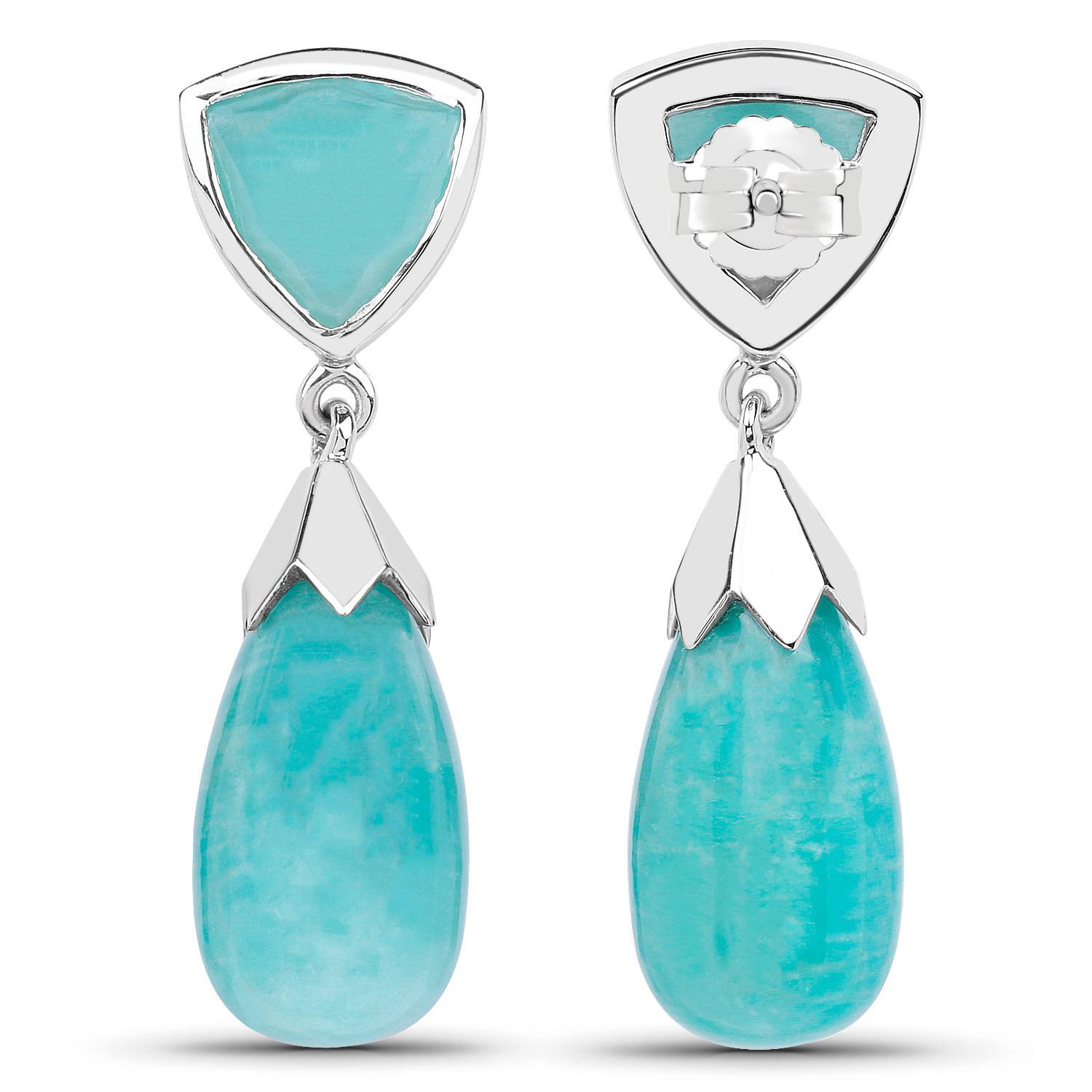 Taille mixte Pendants d'oreilles en argent plaqué or blanc 18 carats 35 carats en vente