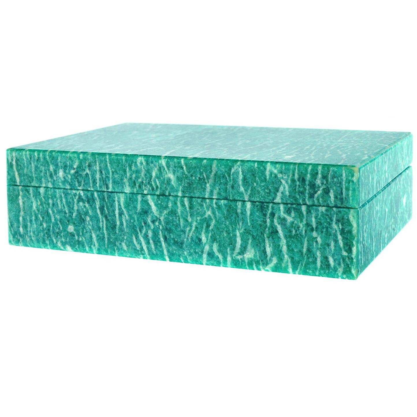Amazonite Italian Hardstone Box