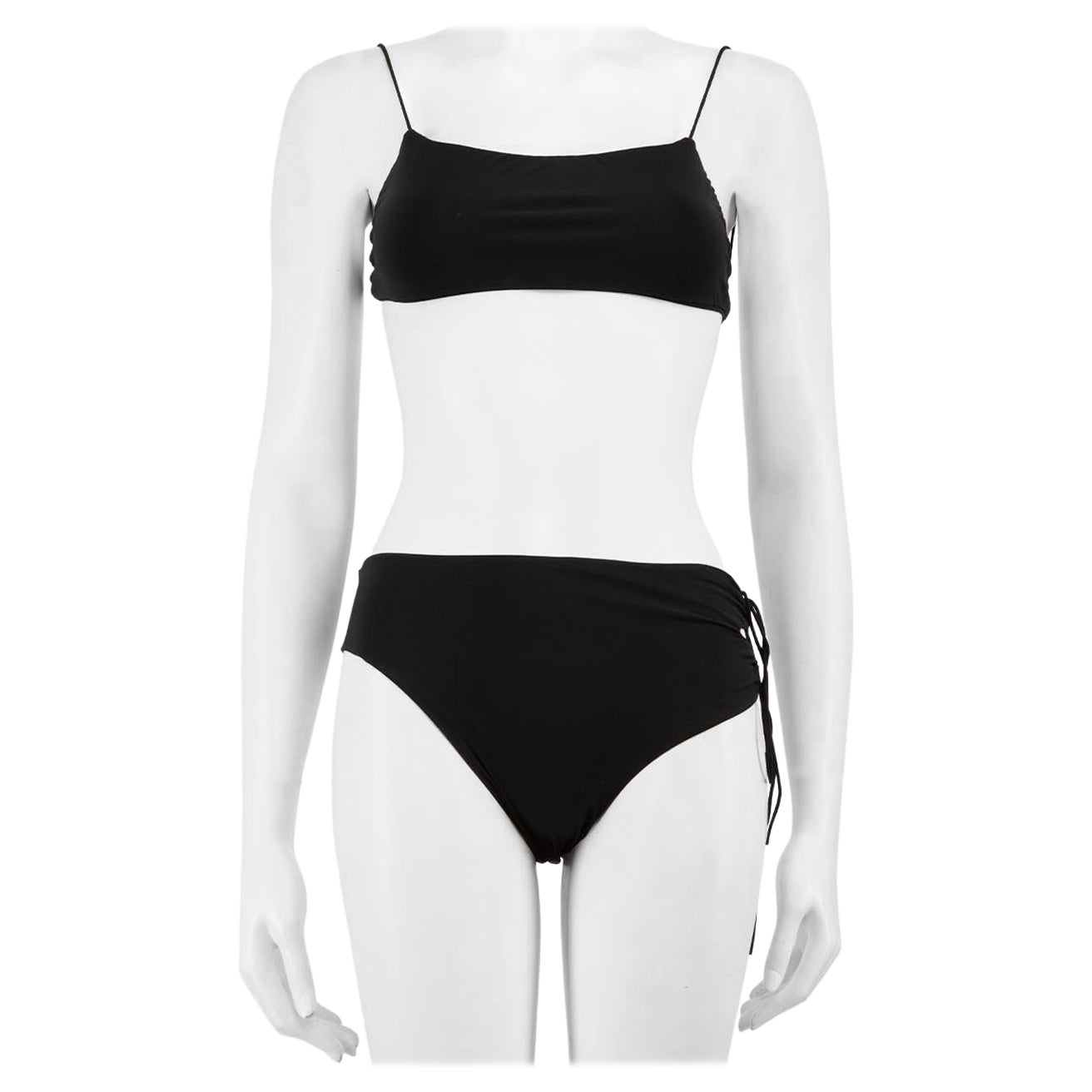 Amazuìn Black Tie Detail Bikini Size XS For Sale