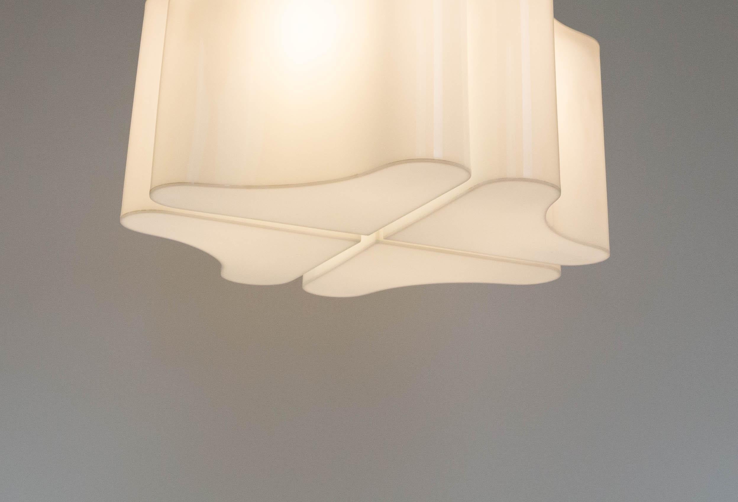 Metallo Ciondolo o lampadario Ambasciata di Vittorio Introini per Stilnovo, anni '70 in vendita