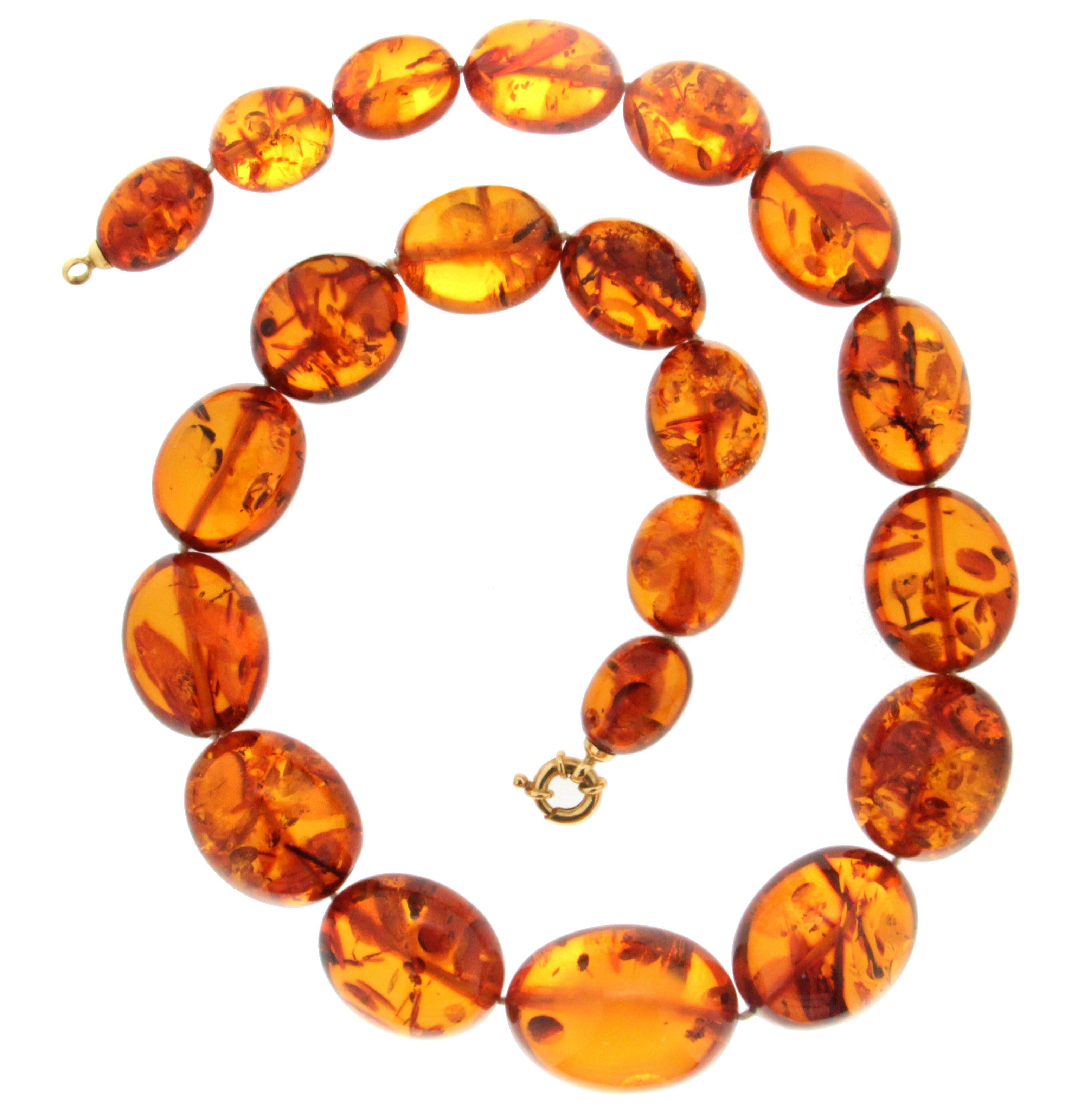 Amber 18 Karat Yellow Gold Rope Necklace In New Condition In Marcianise, IT