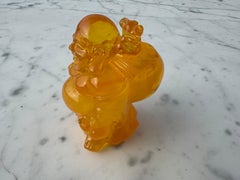 Amber 3.5" Buddha Figurine