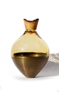 Amber and Brass Patina India Vessel II, Pia Wüstenberg