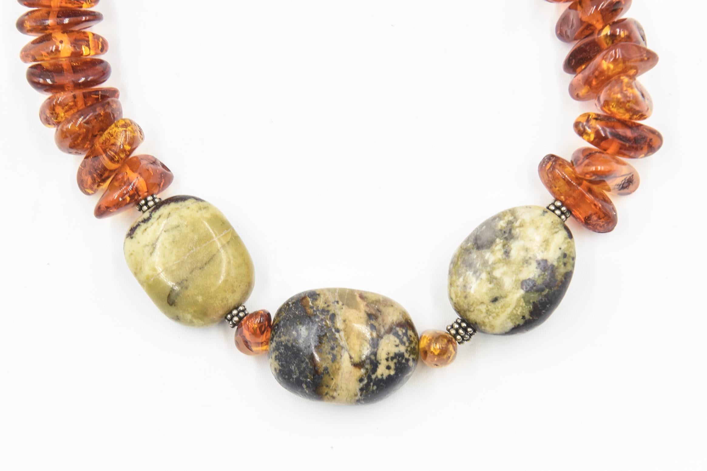 green amber beads