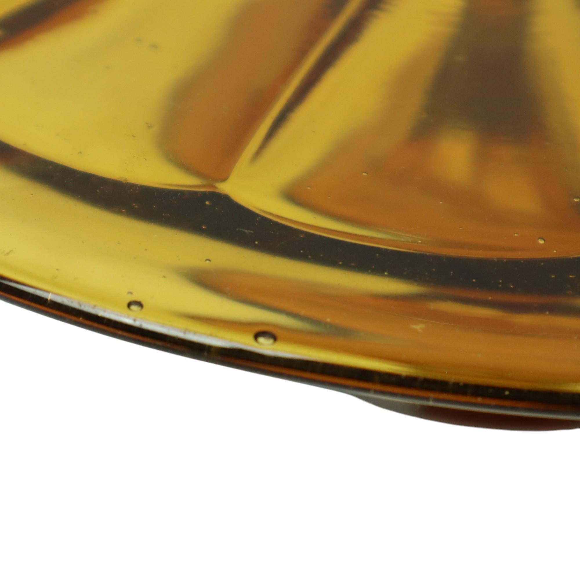 Plat à gâteaux Art Déco en ambre Scailmont en vente 4