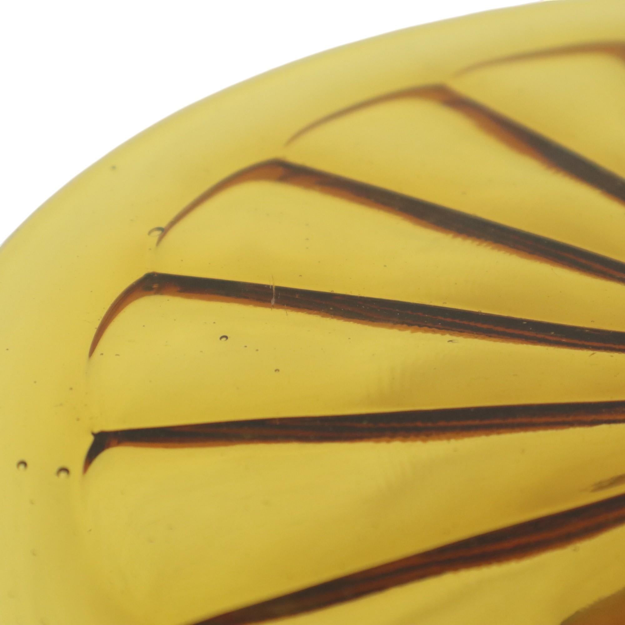 Plat à gâteaux Art Déco en ambre Scailmont en vente 5