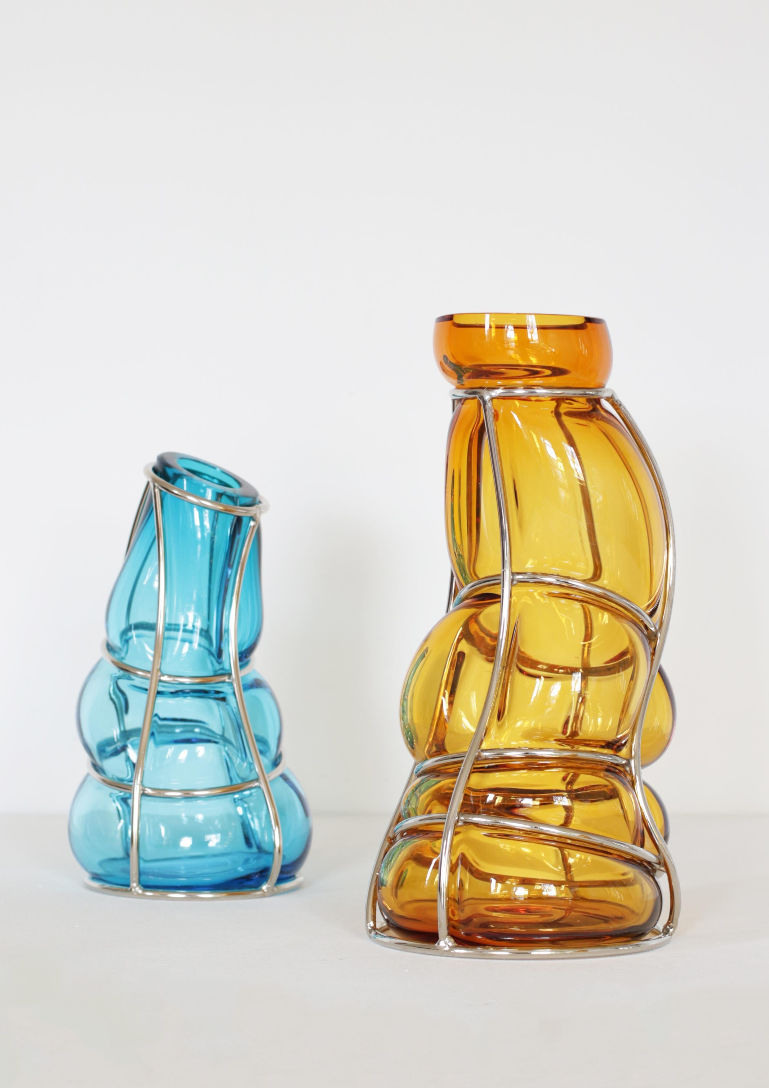 Postmoderno Vaso scultura Ambra Babà di Alice Crepaldi in vendita