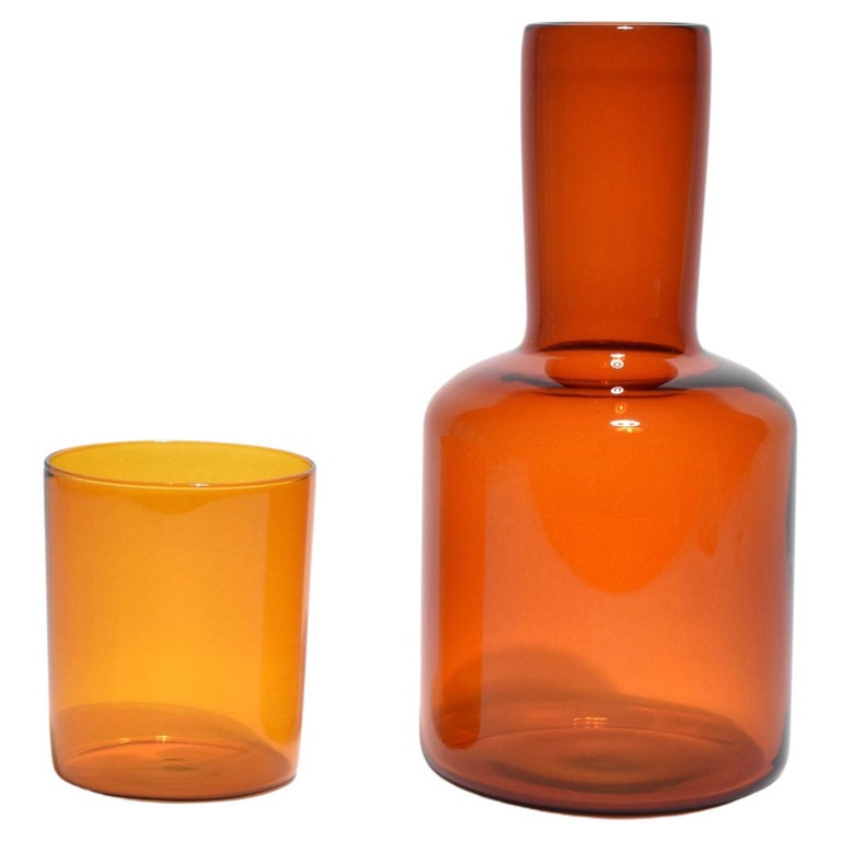 Amber Bedside Carafe For Sale at 1stDibs