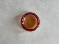 Amber Blown Glass Classic Murano Bowl, Mid-Century, 20th Century
