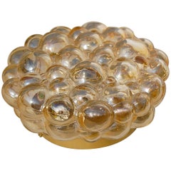 Amber Bubble Ceiling Light by Helena Tynell, circa 1960s