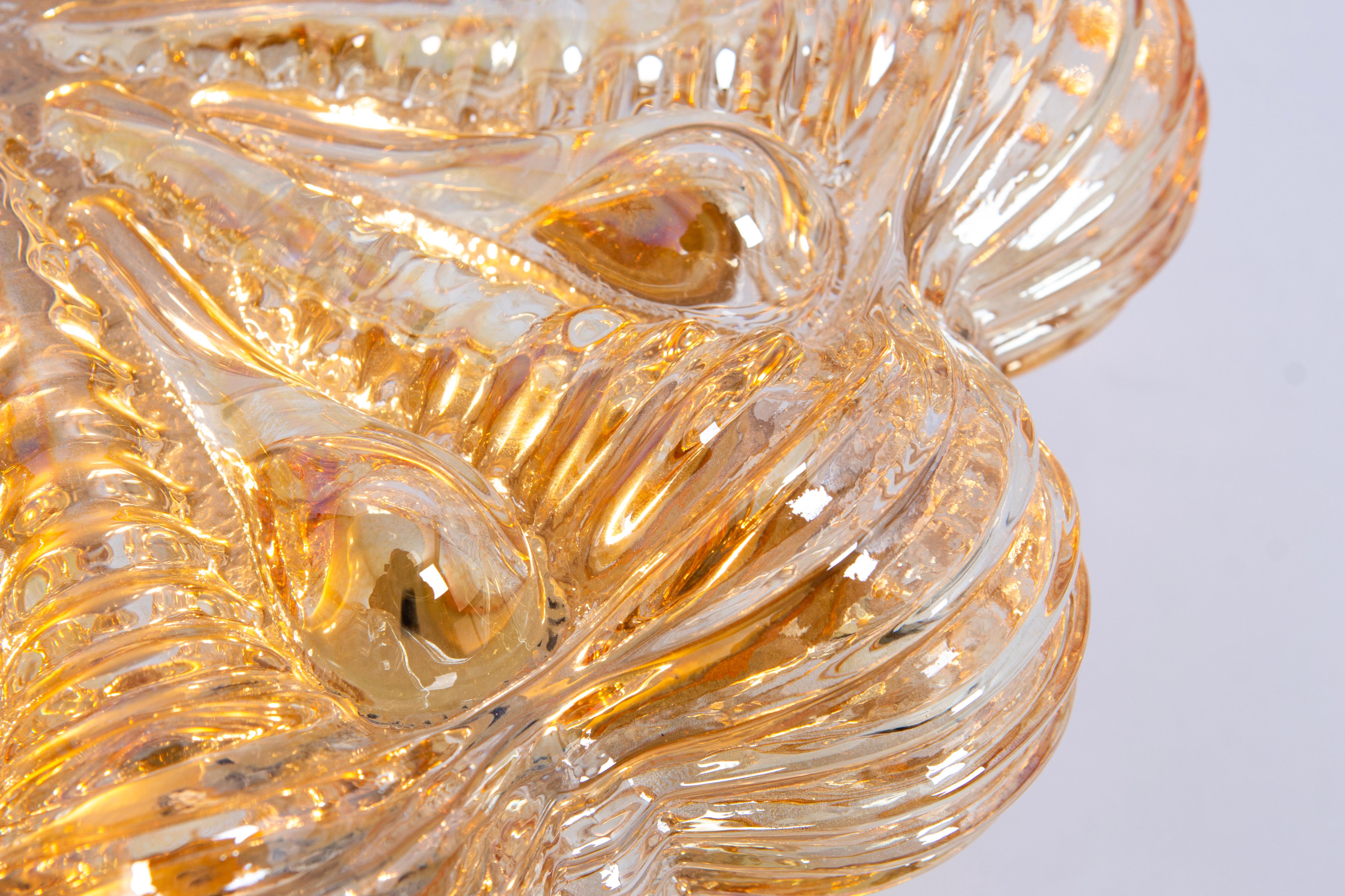 Lámpara empotrada Bubble ámbar al estilo de Helena Tynell, , Alemania en Bueno estado para la venta en Aachen, NRW