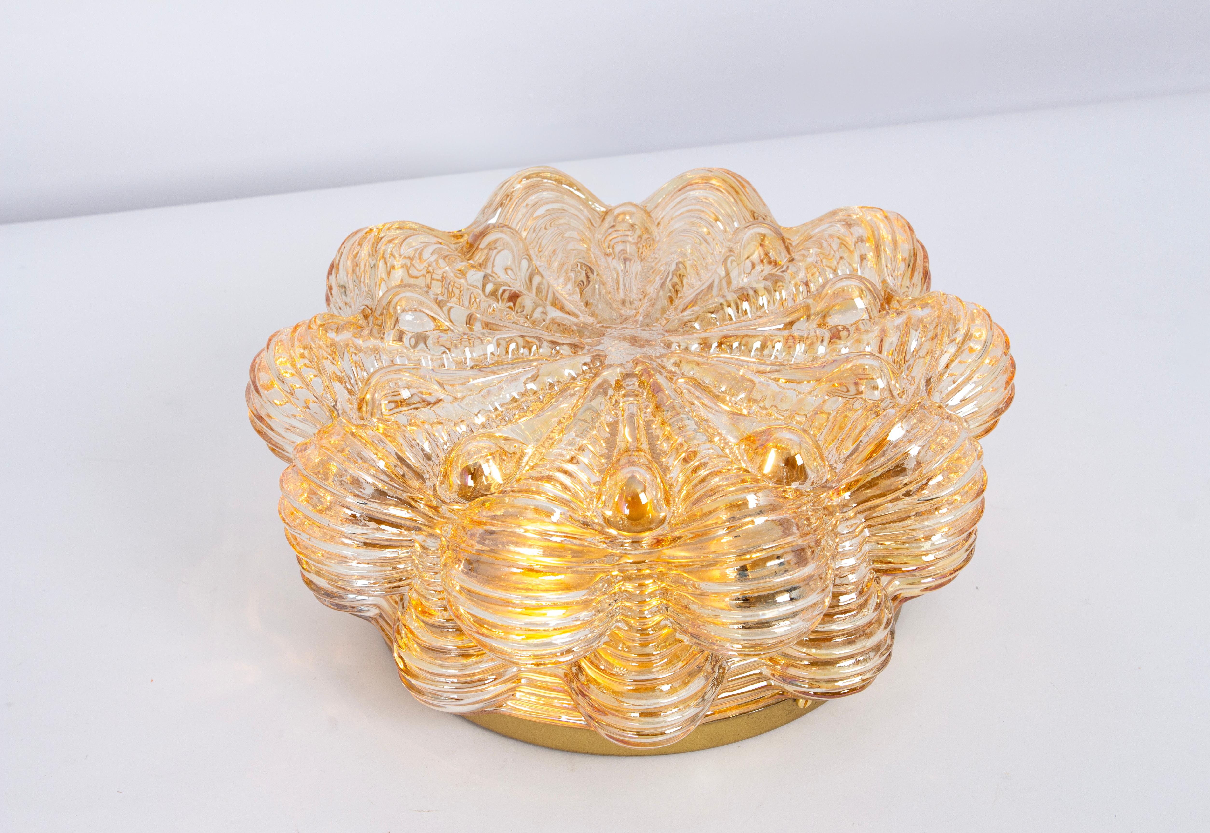 Lámpara empotrada Bubble ámbar al estilo de Helena Tynell, , Alemania en venta 2