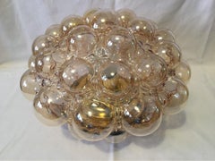 Amber Bubble Glass Flush Mount Limburg Germany by Helena Tynell