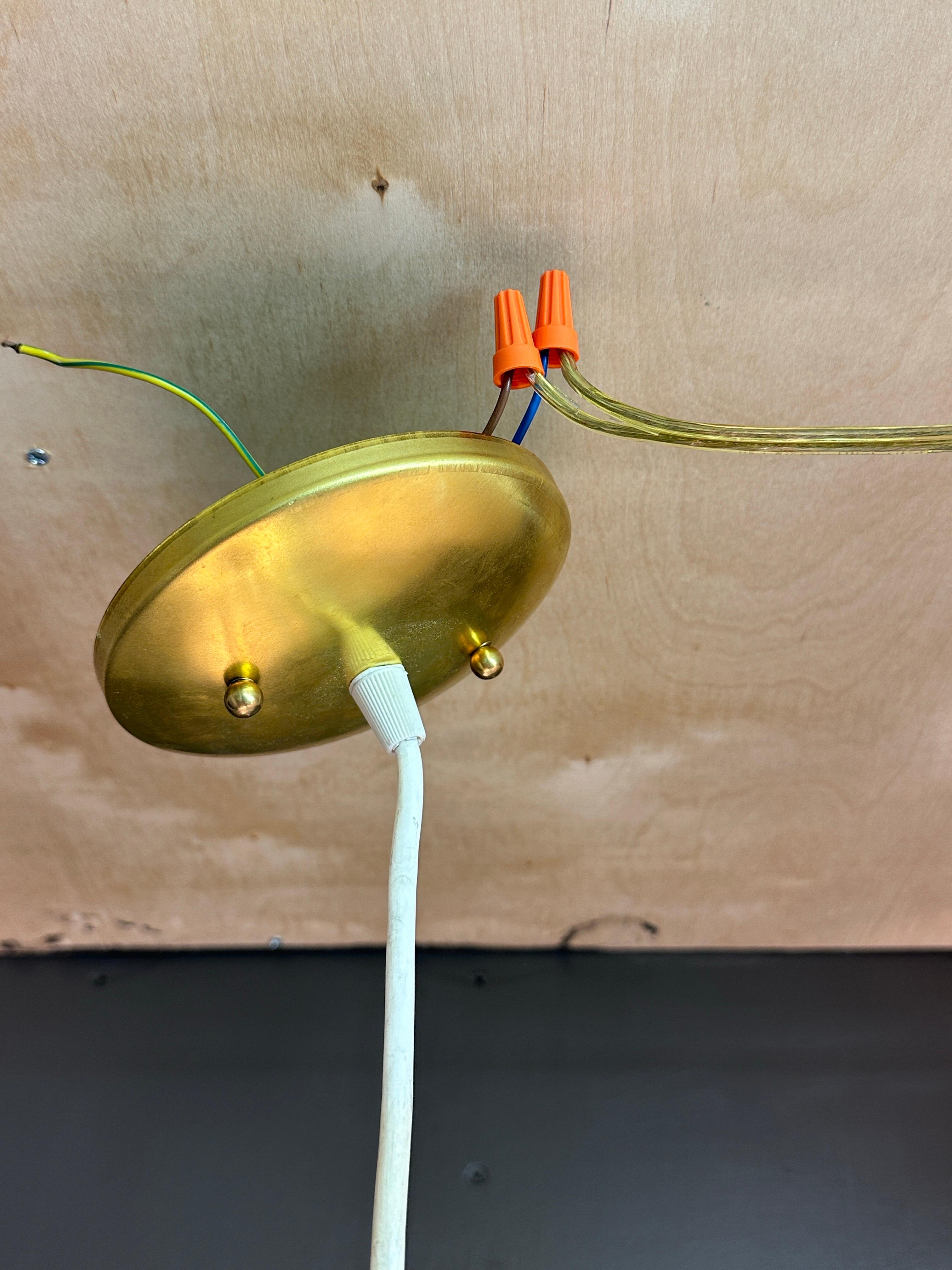 Amber Bubble Glass Light Pendant by Helena Tynell 10
