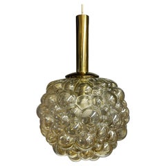 Amber Bubble Glass Light Pendant by Helena Tynell