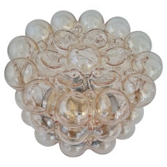 Vintage Amber Bubble Glass Sconce by Helena Tynell, Limburg, Germany