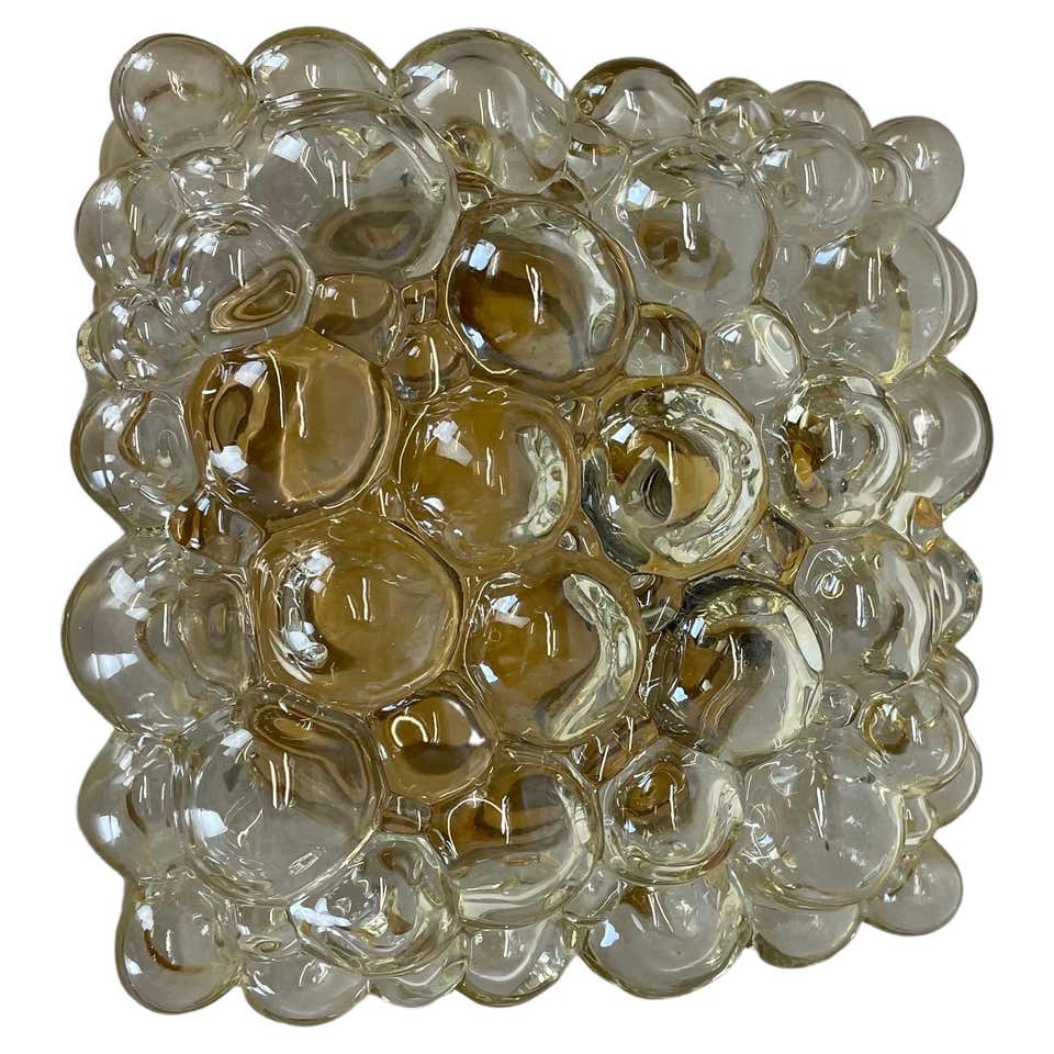 1960s Glass Bubble Hanging by Helena Tynell for Glashütte Limburg ...