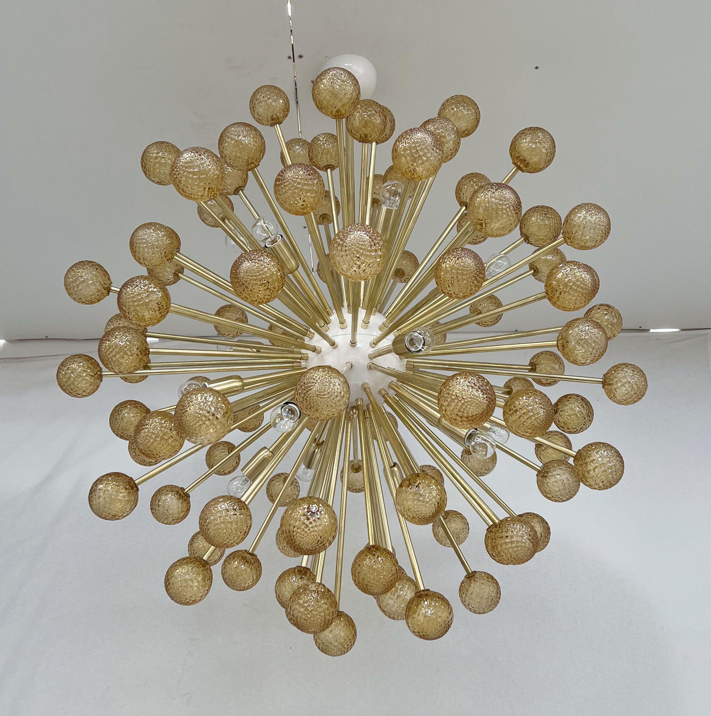 Araña Sputnik Ráfaga de Ámbar de Fabio Ltd Italiano en venta