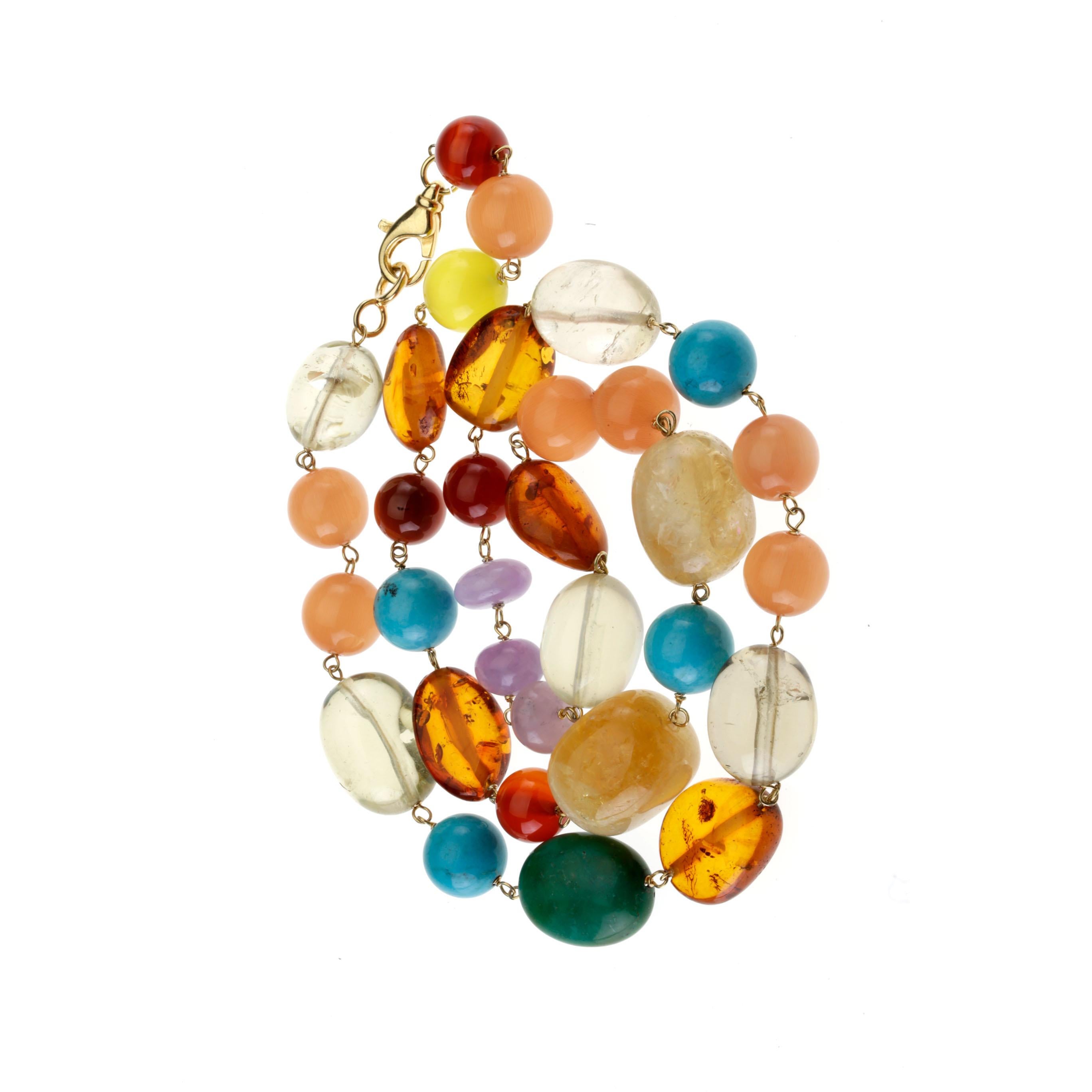 citrine carnelian and amber together