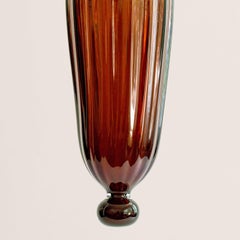 Amber Cuishe Glass Pendant, Agave Collection