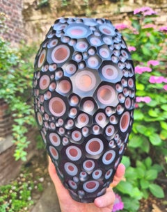 "Amber DotCom", glass sculpture by Monica Guggisberg & Philip Baldwin