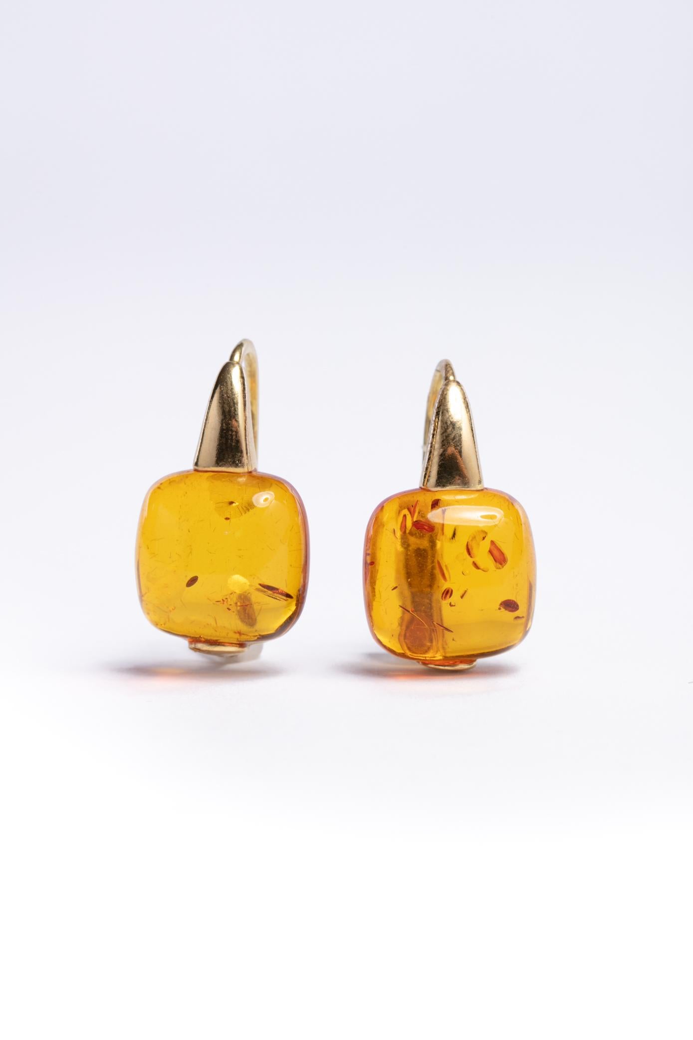 Amber Drop Earrings 7