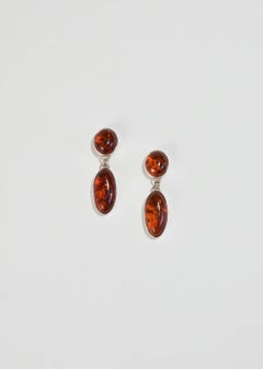 Amber Drop Earrings