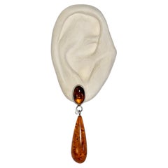 Amber Drop Earrings