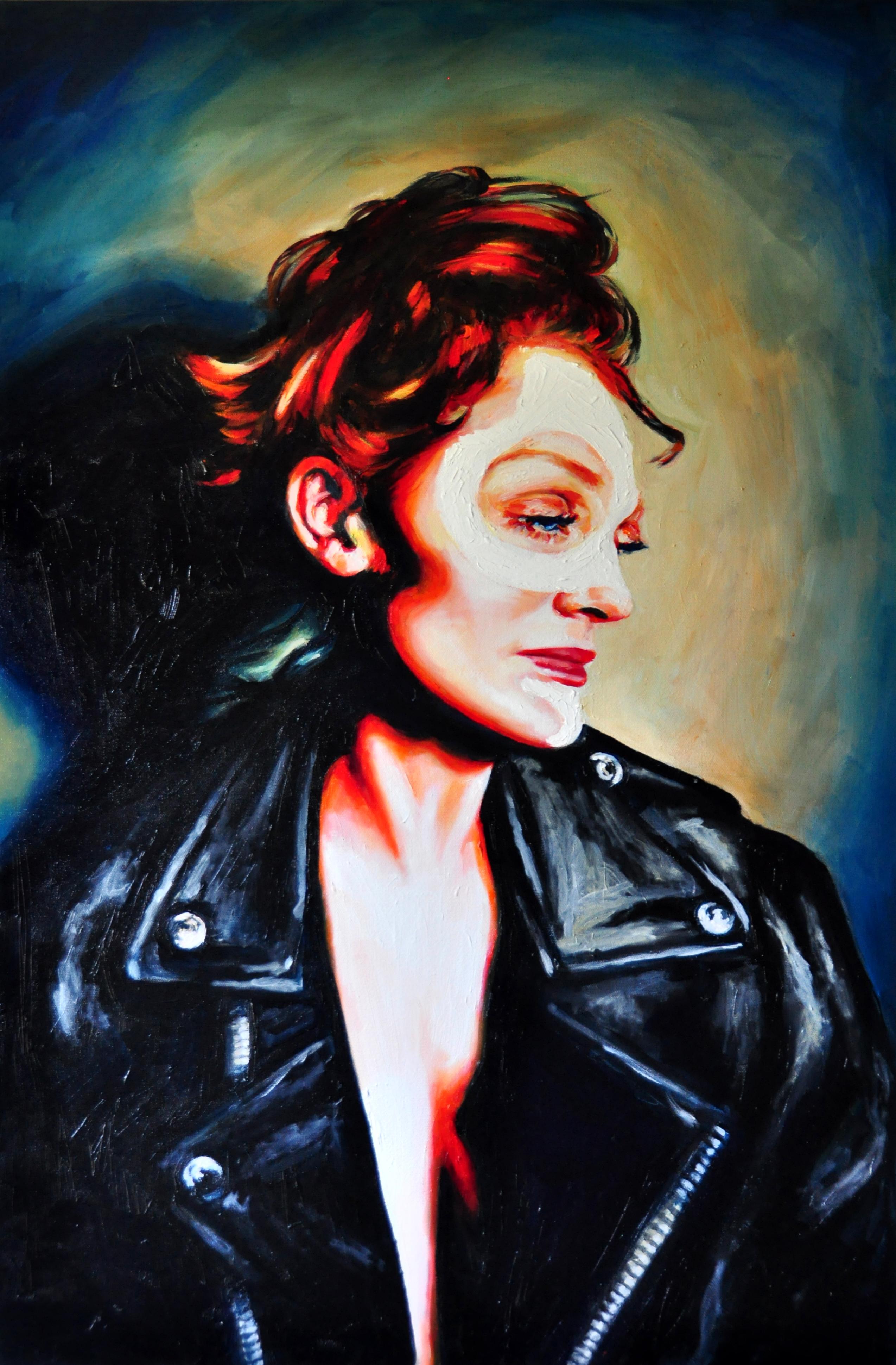 Amber Flora Dixon Portrait Painting - Jessica