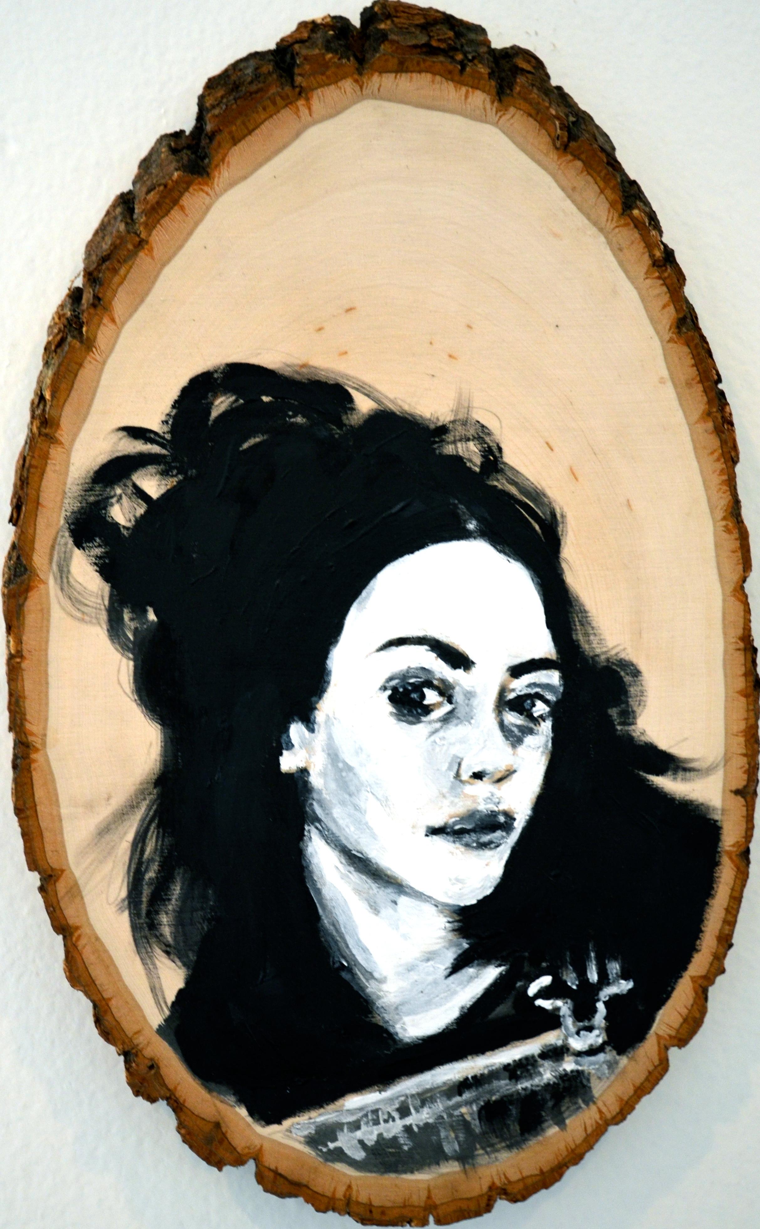 Amber Flora Dixon Portrait Painting - Self-Portrait
